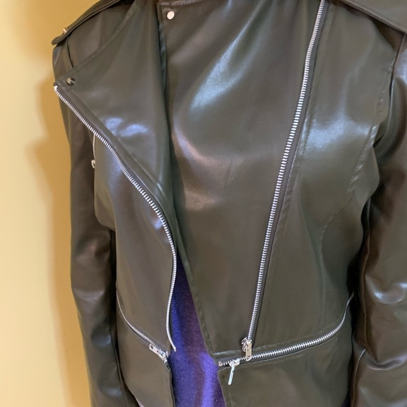 Unbranded motorcycle jacket in green NWOT - Picture 8 of 17